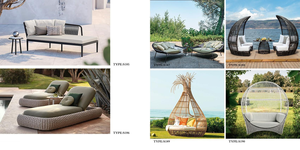 <span class=keywords><strong>Conjunto</strong></span> de Muebles de Jardín Estilo Rústico, <span class=keywords><strong>Mesa</strong></span> <span class=keywords><strong>y</strong></span> <span class=keywords><strong>Sillas</strong></span> de Ratán Resistente a los Rayos UV, Impermeable <span class=keywords><strong>y</strong></span> Duradero para Uso en Parques - Product Image 3