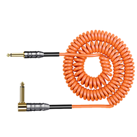Fournisseur d'usine câble Rca à Angle droit prise stéréo 6.35 Mm mâle à 3.5mm mâle ressort Audio Jack câble Aux pour guitare