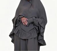 Nouvelle Collection Automne 2026 : Abayas Fermées pour Femmes Musulmanes, Robe Saoudienne Jilbab Khimar, Ensemble de Prière Modeste, Abaya Unie à Boutons pour Femmes Islamiques