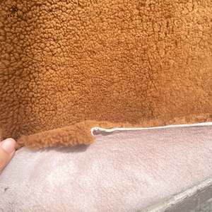 中国メーカーリアルシープスキンカーリーウールラム柄ジャケット裏地生地モンゴルラム毛皮生動物毛皮パターン - Product Image 4