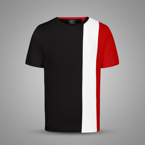 Camiseta Lisa de Diseño Personalizado al por Mayor, 100% Algodón Teñido, Ecológica, 220g, Bicolor, Manga Corta, Cuello Redondo, Corte Regular - Product Image 3