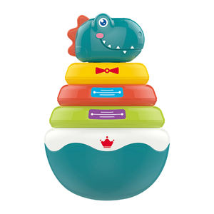 Nouveau jouet éducatif précoce de tri et d'empilage de dinosaures gobelet roly poly jouets pour bébé de <span class=keywords><strong>1</strong></span> <span class=keywords><strong>an</strong></span> - Product Image 1