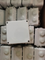 Boîtier de jonction électrique en PVC étanche pour caméra de sécurité extérieure 10x10x6,5 cm, support de montage en plastique pour accessoires de vidéosurveillance