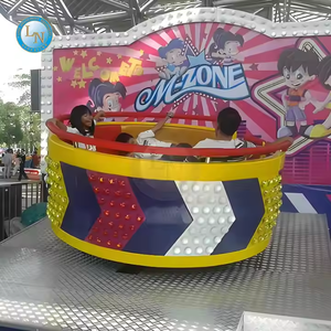 Venta caliente precio de fábrica Thrill Mechanical Amusement Park Ride 8 asientos Mini Disco tocadiscos Tagada Rides para venta al por mayor - Product Image 5