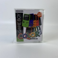 Vitrine de présentation en acrylique personnalisée pour accessoires Game Boy Color