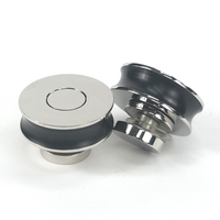 Porte de douche coulissante sans cadre en verre trempé de 10 mm, design moderne chromé SS304, accessoires inclus
