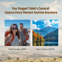 PC Kerja Luar Ruangan Tahan Air 10.1 Inci yang Tangguh, Tablet PC Komputer Android dengan Layar Sentuh 4G/WiFi/NFC
