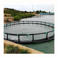 Cages de mariculture pour élevage de poissons