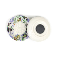 Aimant de réfrigérateur personnalisé en céramique 3D, design olivier méditerranéen, en résine et porcelaine, autocollant magnétique pour réfrigérateur, pour l'Europe