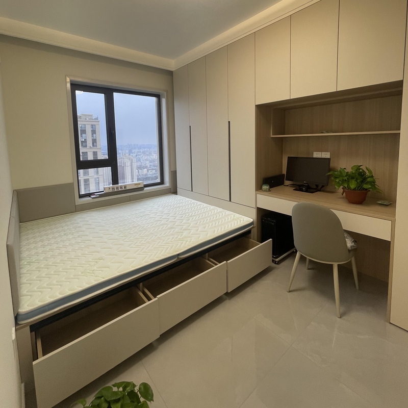 Custom Modern Solid Wood Tatami Storage
