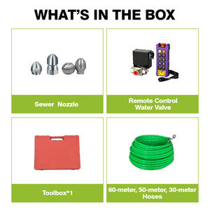 Сверхмощный струйный аппарат для канализации, 300 бар, 60 л/мин - Product Image 5