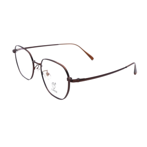 إطار نظارات سبيكة L093 للرجال والنساء الأكثر مبيعا بين النساء في المخزون مع ساق ذاكرة معدنية صغيرة Squ - Product Image 3