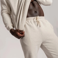Sonbahar kış özel düz % boş Logo pamuk Blend boy Unisex kazak kırpılmış tişörtü sıcak kadınlar rahat Hoodies setleri