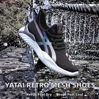 Nouvelles Chaussures de Sport Rétro en Maille Tendance 2026 pour Hommes – Imperméables, Respirantes, à Lacets – Idéales Printemps, Été, Automne, Hiver