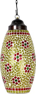 Lampe murale en mosaïque de verre suspendue de style vintage, luminaire décoratif multifonctionnel, lampe murale en mosaïque de verre faite à la main - Product Image 6