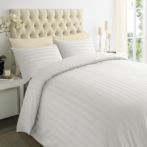 Parure de draps en coton satiné doux pour hôtel, qualité hôtelière, ensemble de literie de luxe 100% satiné 250 fils/cm² - Product Image 1