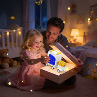 Projecteur locomotive haute définition pour enfants, machine de projection d'histoires avec 4 disques d'histoires pour l'éducation des enfants