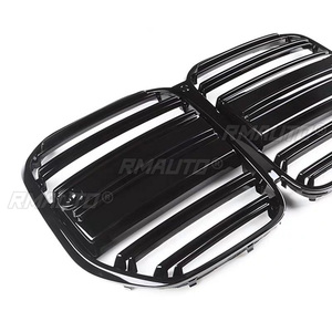 กระจังหน้ารถยนต์สีดำเงาสำหรับ BMW ซีรีส์ 4 รุ่น G22 G23 ปี 2021-2023 แบบ 2 ประตูเท่านั้น 430i GT สไตล์เปลี่ยนแทนกระจังเดิม แต่งรถ - Product Image 5