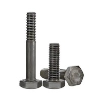 Baut Kepala Silinder Heksagonal Kelas 12.9 Baja Kekuatan Tinggi M3-M16 (DIN912) Panjang 20mm 2 Mur Lapisan Oksida Hitam
