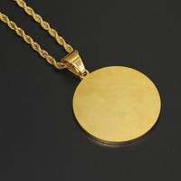 Collier de charme en or noir à cinq branches, style sorcellerie, paganisme, tendance hip-hop, rappeur, vente en gros de bijoux