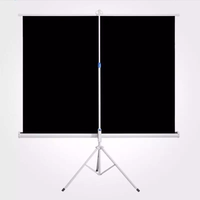 Écran de projection TELON avec trépied - 84 pouces, blanc mat, portable, intérieur/extérieur, pour films ou présentations de bureau