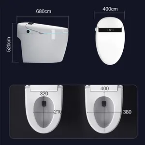 Wc commodo ocidental contemporâneo banheiro inteligente inodoros, sanitário inteligente