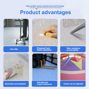 Peinture de sol époxy colorée auto-nivelante imperméable à <span class=keywords><strong>prix</strong></span> d'usine, peinture de sol époxy haute brillance pour béton et carrelage Waygo - Product Image 3