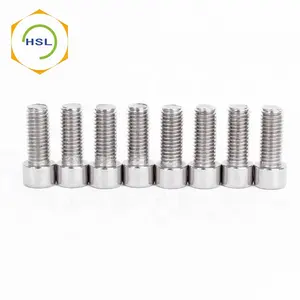 Hsl thép không gỉ hợp kim lục giác ổ cắm bu lông 904L ổ cắm đầu bu lông inconel 625 lục giác ổ cắm đầu bu lông