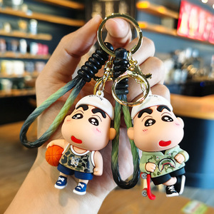 Oferta Especial: Llavero de Anime de Gel de Silicona con Diseño de Crayon Shin-chan, Colgante de Muñeco, Regalos Empresariales, Colgante para Bolso - Product Image 2
