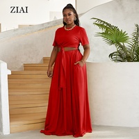 Vente en gros de robes élégantes décontractées de haute qualité pour femmes corpulentes, ensemble deux pièces ample taille 5XL, robe pour femmes grandes tailles