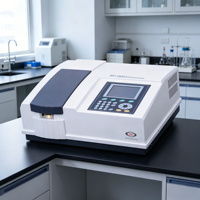 Espectrofotómetro UV/Vis de Alta Estabilidad con Soporte Fijo de 2 Ranuras, Equipo de Prueba Cuantitativa