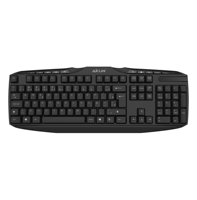 AIKUN Combo clavier et souris à membrane sans fil utilisé à domicile, touches multimédia, souris 3D 1200DPI, Plug and Play, design mince