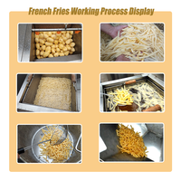 Petite Ligne de Production Semi-Automatique de Frites Fraîches et Surgelées pour Chips de Pommes de Terre et Manioc