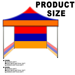 Carpa Hexagonal de Aluminio para Exteriores, con Forma de Diamante, para Publicidad y Promoción, con Tela Oxford, Armenia - Product Image 2