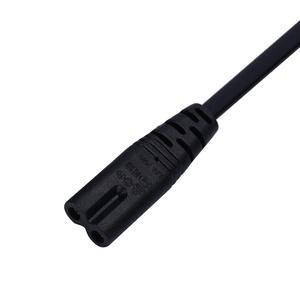 Tiêu chuẩn Châu Âu tám ký tự máy in âm thanh AC mở rộng dây Đức-phong cách hai vòng Adapter Đèn bàn C7 End IEC nữ - Product Image 3