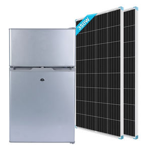 Vente directe d'usine réfrigérateur solaire pour la maison congélateur supérieur kit complet <span class=keywords><strong>100l</strong></span> avec système d'énergie solaire AC/DC 12/24V 220V réfrigérateur - Product Image 1