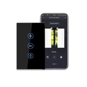 Bingoelec 2200W US AU Style Intelligent Smart Touch Cortina ventanas Wifi Interruptor de pared para Asistente de hogar - Product Image 1