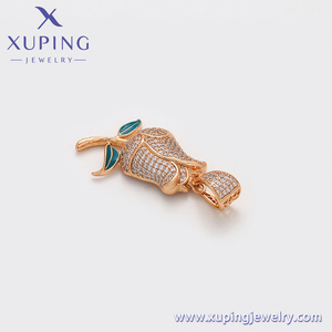 X000799305 Perhiasan Liontin Fashion Xuping Berlapis Emas 18K Grosir Zirkon Warna-warni Tembaga Liontin Mewah - Product Image 4