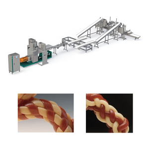 Linea di Produzione Automatica in Acciaio Inox <span class=keywords><strong>per</strong></span> Snack Intrecciati al Forno, Cibo <span class=keywords><strong>per</strong></span> Cani, 150KG/H - Product Image 5