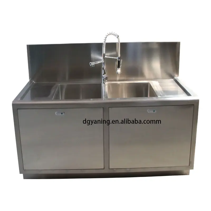 Lavaggio A Mano In Acciaio Inox Lavelli 360 gradi di rotazione ed estensibile rubinetti per lavare laboratorio provetta
