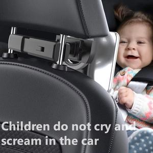 Wohefu ที่วางโทรศัพท์แท็บเล็ตในรถ, ที่วางโทรศัพท์ด้านหลังปรับได้เหมาะสำหรับ <span class=keywords><strong>iPad</strong></span> - Product Image 3