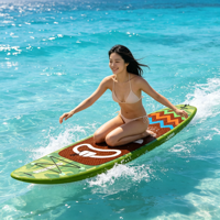 Planche de SUP électrique Glory 11' + Planche de paddle gonflable + OEM/ODM + Aileron électrique + Planche de surf électrique - Matériaux PVC/EVA/DRO 1