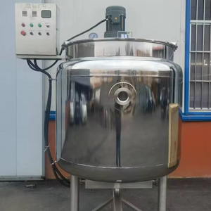 Réservoir de mélange pour chauffage et refroidissement |   Récipient en acier inoxydable à double enveloppe avec homogénéisateur et agitateur pour l'industrie alimentaire, des boissons et <span class=keywords><strong>chimique</strong></span> - Product Image 1