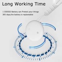 Traceur GPS sans fil double système iOS Android Findmy MFI, anti-perte, IP67, mini, pour animaux de compagnie, AirTag, en plastique