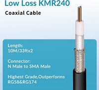 Antenne WiFi 5G pour station de base en ABS avec gain de 15 dBi et connecteur N mâle/femelle pour la numérisation mondiale - Offre Spéciale