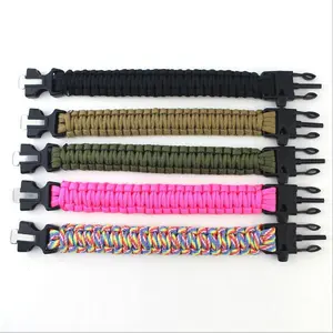 Multifunctional Paracord Bracelet Outdoor Survival Emergency Camping Bracelet Mountain Biking Life Rope