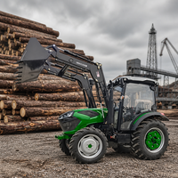 Tracteur 4x4 Prime 100HP avec cabine climatisée, forte pression hydraulique, capacité de levage élevée et démarrage électrique – Disponible dès aujourd'hui
