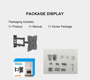 Yüksek kaliteli küçük Vesa Tilt ayarlanabilir 17 "-42" döner duvar Led Lcd Tv braketi - Product Image 6