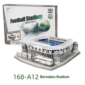 Puzzle 3D Stéréoscopique Multifonctionnel DIY Transfrontalier Qatar pour l'assemblage de modèles de stades de football en papier - Product Image 3