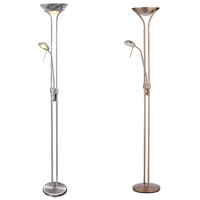 Moderne double tête bras flexible col d'oie designer géant serge mouille chambre coin décoratif moderne métal arc lampadaire